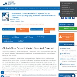 Olive Extract Market Size, Share, Trends, Scope And Forecast