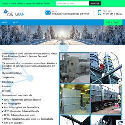 Plastic Ductwork