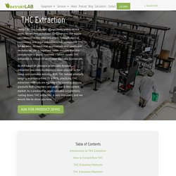 Extraction Methods and Extraction Machines