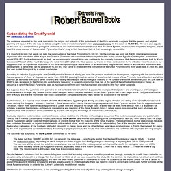 Extracts From Robert Bauval Books