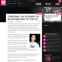 “Pirating” UK Student to be Extradited to the US