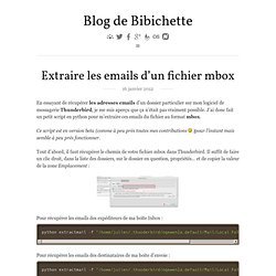 Extraire les emails d’un fichier mbox