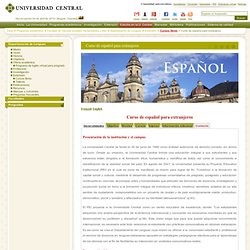 Curso de español para extranjeros - Universidad Central