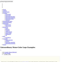 Extraordinary Mono-Color Logo Examples