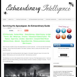 Surviving the Apocalypse: An Extraordinary Guide : Extraordinary Intelligence