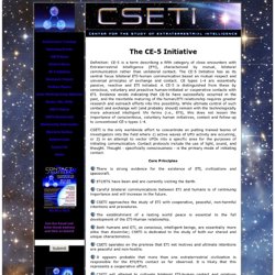 Center for the Study of Extraterrestrial Intelligence (CSETI) Home Page