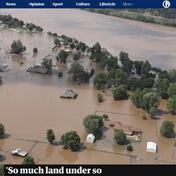 'So much land under so much water': extreme flooding is drowning parts of the midwest