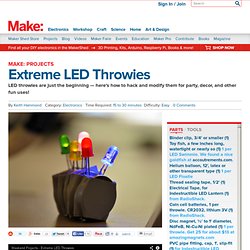 Extreme LED Throwies