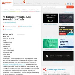 50 Extremely Useful And Powerful CSS Tools - Smashing Coding
