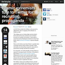 Islamic extremists turn to Twitter for recruiting, propaganda