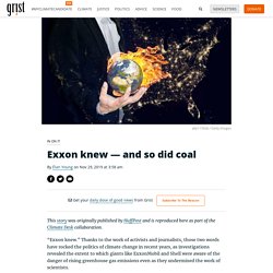 Exxon knew — and so did coal