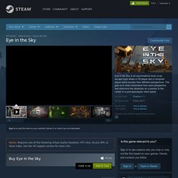Save 35% on Eye in the Sky on Steam