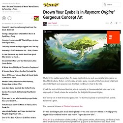 Drown Your Eyeballs in Rayman: Origins' Gorgeous Concept Art