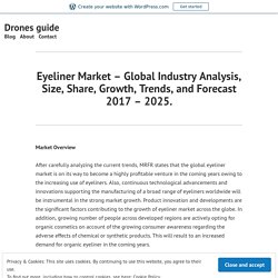 Eyeliner Market – Global Industry Analysis, Size, Share, Growth, Trends, and Forecast 2017 – 2025. – Drones guide