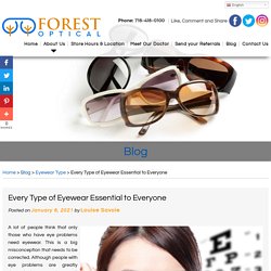 Every Type of Eyewear Essential to Everyone