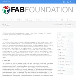 Fab Foundation – The People