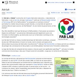 Fab lab Wikipédia