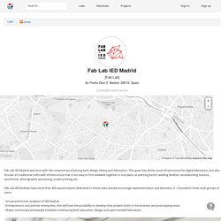 A type of Madrid's Fab Lab called IED