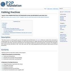 Fabbing Practices