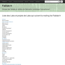 fablab-fr : ListeFabLabs