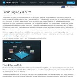 Fabric Engine 2 is here! - Fabric