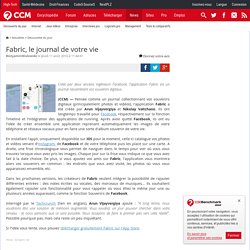 Fabric, le journal de votre vie