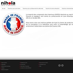 Fabrication Française - Nihola