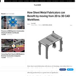 How Sheet Metal Fabricators can Benefit by moving from 2D to 3D CAD Workflows