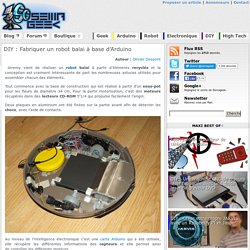 Fabriquer un robot balai à base d’Arduino