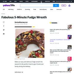 Fabulous 5-Minute Fudge Wreath