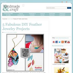 5 Fabulous DIY Feather Jewelry Projects