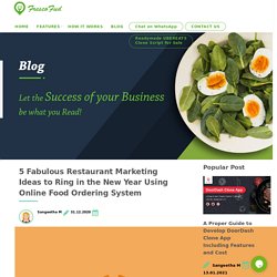 5 Fabulous Restaurant Marketing Ideas to Ring in the New Year Using Online Food Ordering System