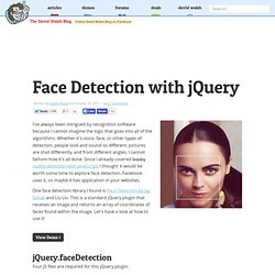 Face Detection with jQuery