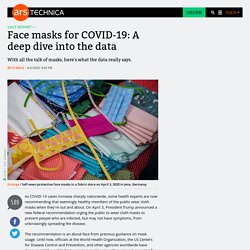 Face masks for COVID-19: A deep dive into the data