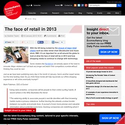 The face of retail in 2013