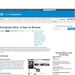 Facebook: A Year in Review