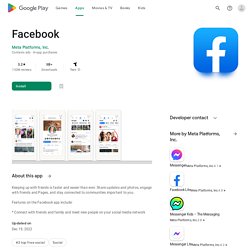 Facebook - Apps on Google Play