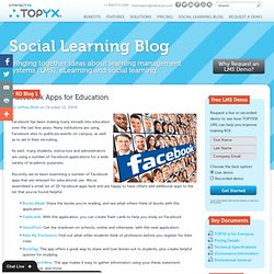 Facebook Apps for Education - Interactyx