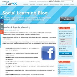 Facebook Apps for eLearning