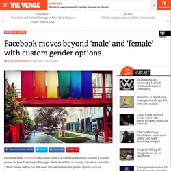 Facebook moves beyond 'male' and 'female' with custom gender options
