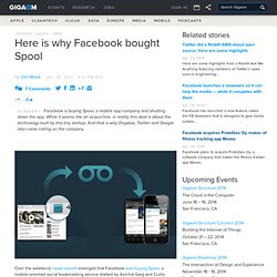Here is why Facebook bought Spool