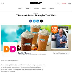 7 Facebook Brand Strategies That Work