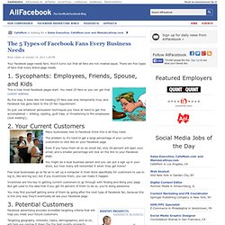 The 5 Types of Facebook Fans Every Business Needs