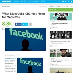 What Facebook's Changes Mean for Marketers