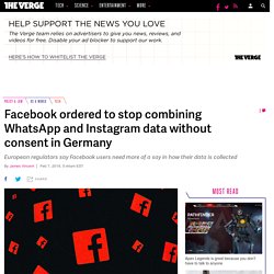 Facebook told to stop combining WhatsApp and Instagram data in Germany