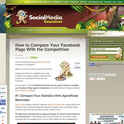How to Compare Your Facebook Page With the Competition