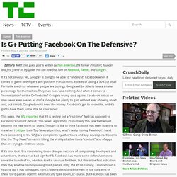 Is G+ Putting Facebook On The Defensive?