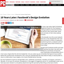 10 Years Later: Facebook's Design Evolution