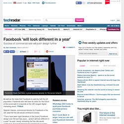 Facebook 'will look different in a year'