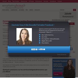 Comment Créer Une Landing Page Facebook Avec Iwipa ? Tutoriel Vidéo